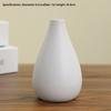 Casual White Ceramic Tabletop Vase Small Home Desktop Decoration Art Design for Flower Arrangement