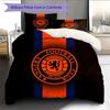 Rangers FC2 Pattern Bedding Quilt Set  Home Decoration  Gift (1 * duvet cover + 2 * pillowcase  without core)