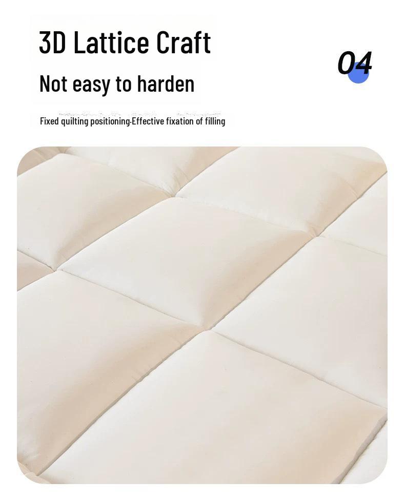 Dicke Tatami-Matratzenauflage für Schlafzimmer: Faltbares Einzelbett 90x190, Ideal für Studentenwohnheime & Mietwohnungen