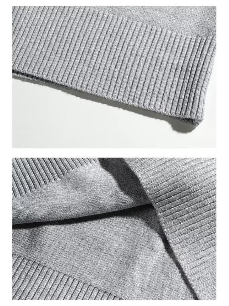Men's V-neck Cardigan Sweater - Spring & Autumn Hong Kong Style Versatile Knitwear