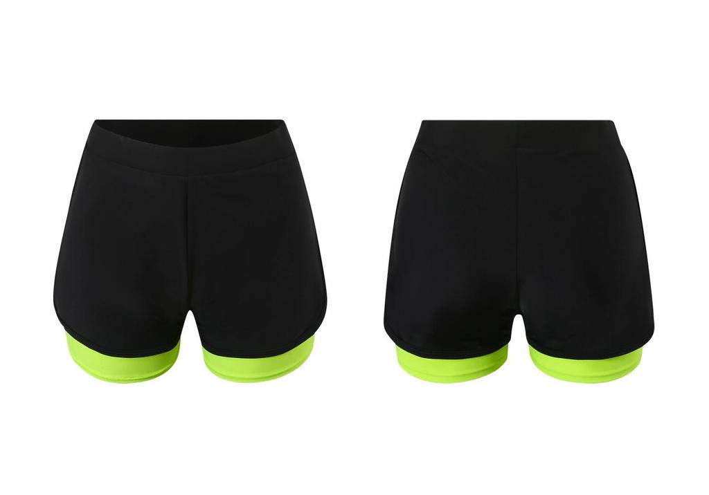 Maillot de bain deux pièces de sport pour femme: Contrôle du ventre taille haute, Débardeur dos magnifique élastique, Short confortable moulant, Maillot de bain source chaude.