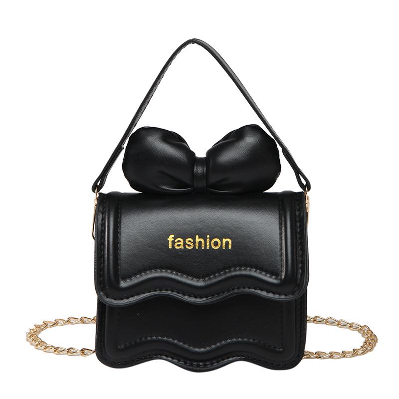 Sweet Girl 2025 Mini Lipstick Women's Crossbody Bag with Bow Chain