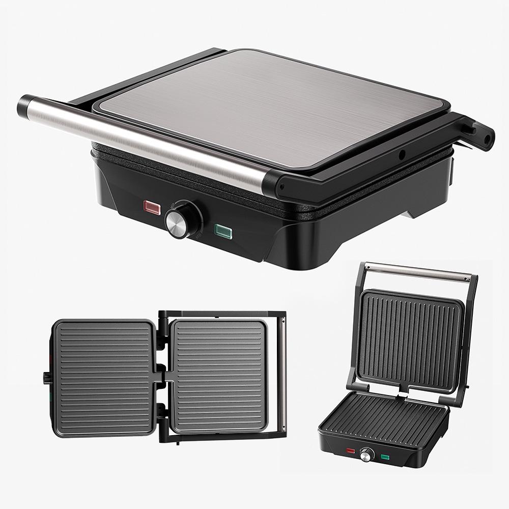 Compact Dual-Sided Pancake & Griddle Press: Multi-Function Cooker for Pancakes, Steak, Eggs, and Sandwiches