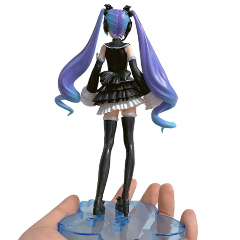 Non-Toxic 17Cm Japan Anime Black Clothes Purple Hair Sakura Action Figures Model Pvc Collecting Children Gifts Desktop Decor Toy For Kids Gift