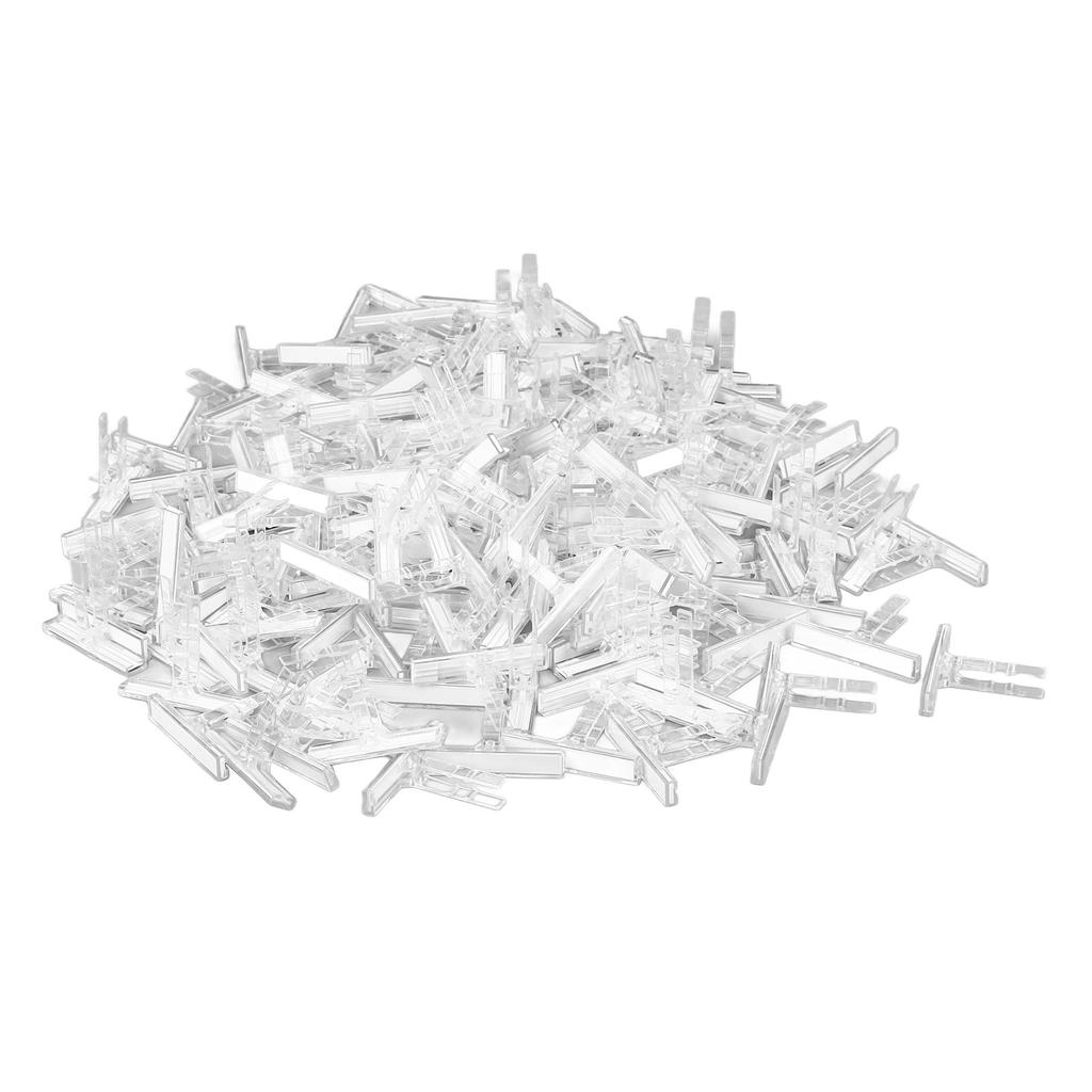 Terminal Marking Clamp PA66 35mm DIN Rail Mounted Transparent Terminal Strip Marking Holder