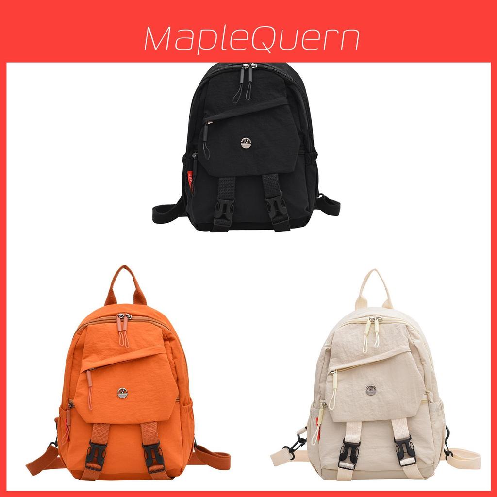 Multifunctional Nylon Backpack With Inner Pocket For Casual Travel And Commuting