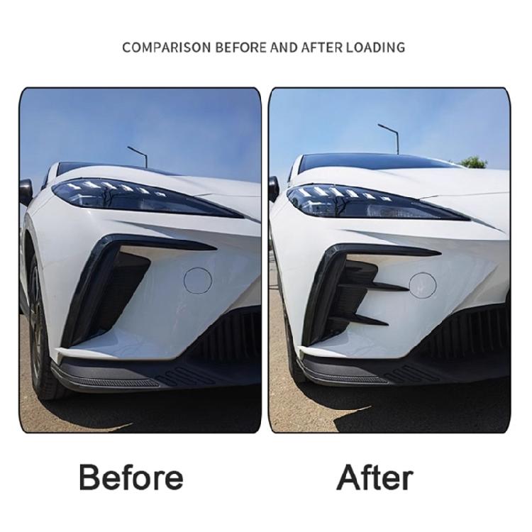 Bumper Spoiler Side Air Vent Trim Cover Interior Accessories for MG4 EV2022-2024