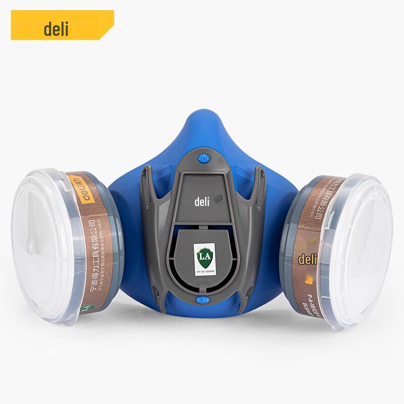 Deli P-A-1 Dual-Cartridge Gas Mask