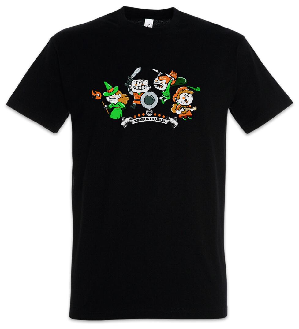 Dungeon Crawler T-Shirt Pen Paper MMORPG LARP RPG Gamer Gaming Geek Nerd Fun- M