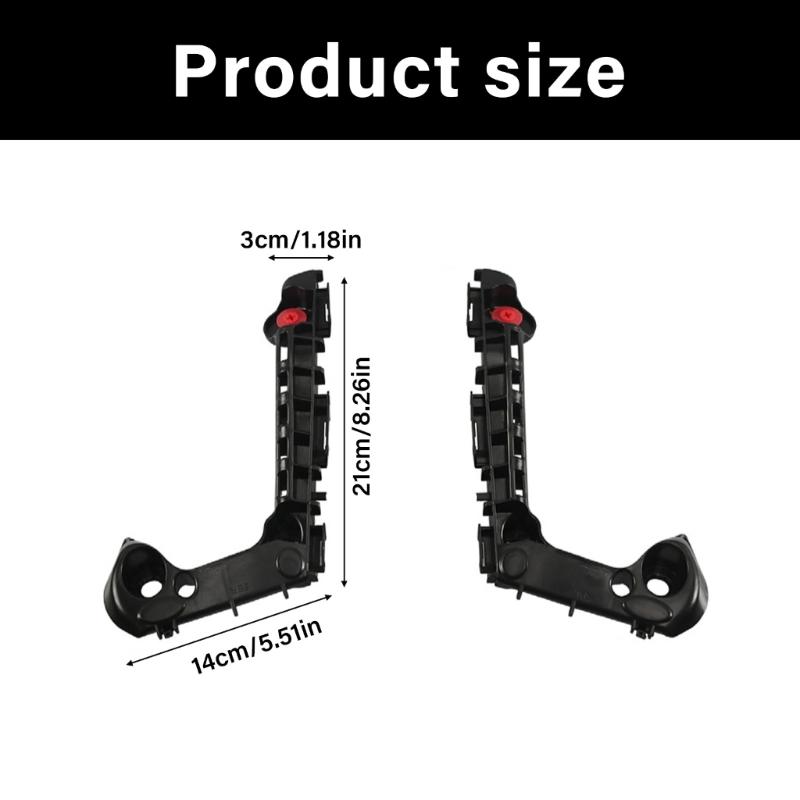 1 Pair Front Bumper Mounting Support Bracket 52116-02460 52115-02480 for 2019-2021 Front Bumper Brackets Retainer