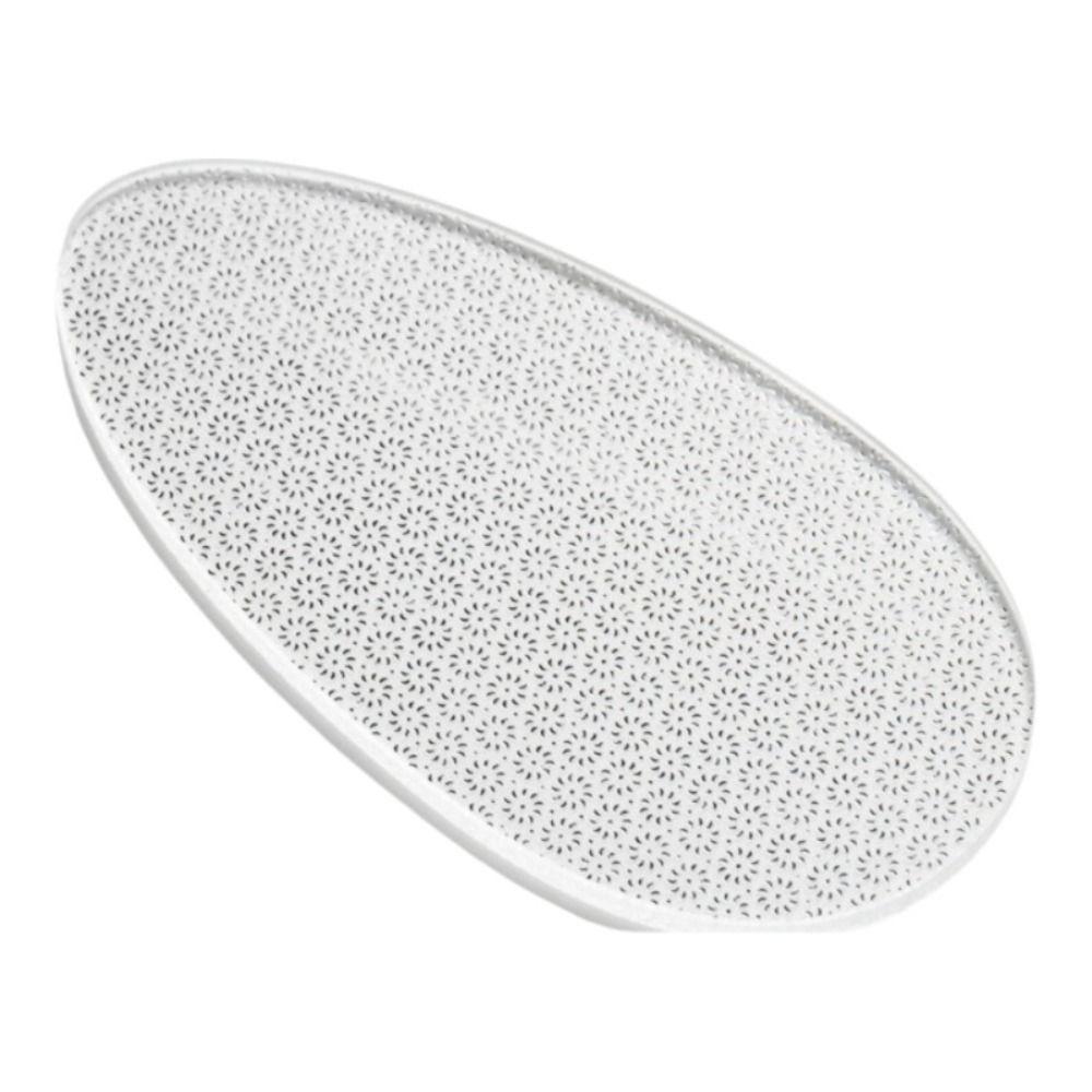 

Glass Foot Scrubber Double Sided Foot File Tool New Glass Foot Rasp Plate Pedicure Care