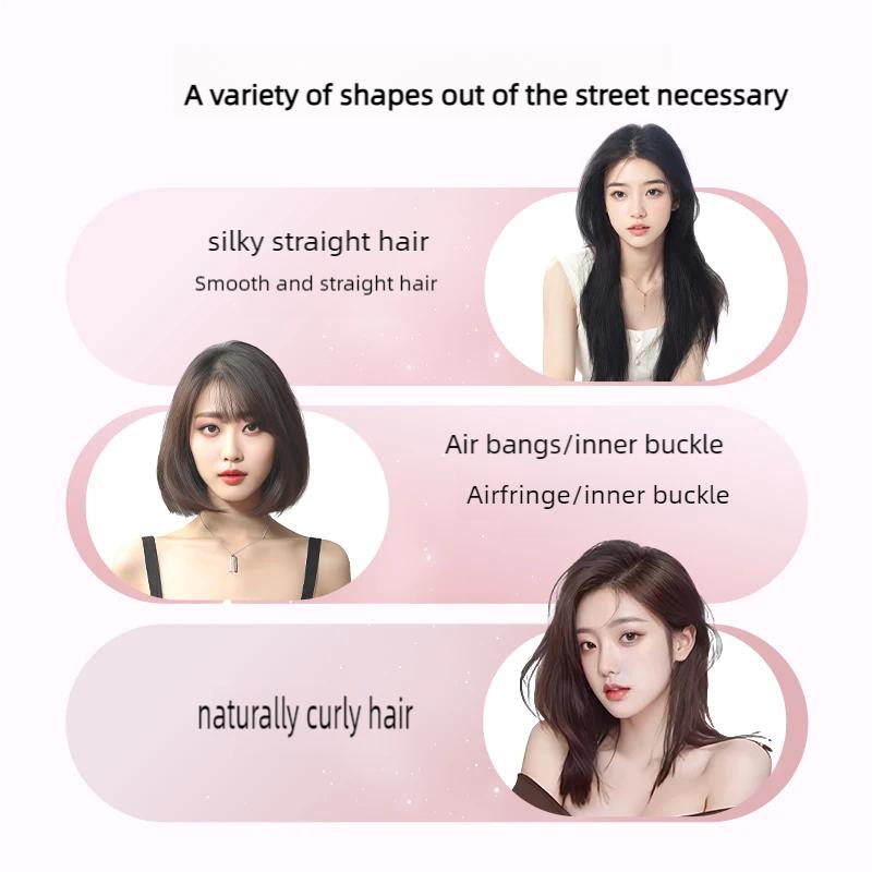 5000W Negative Ion Hair Straightener Comb Ceramic Heating Brush For Frizz Free Smooth Hair