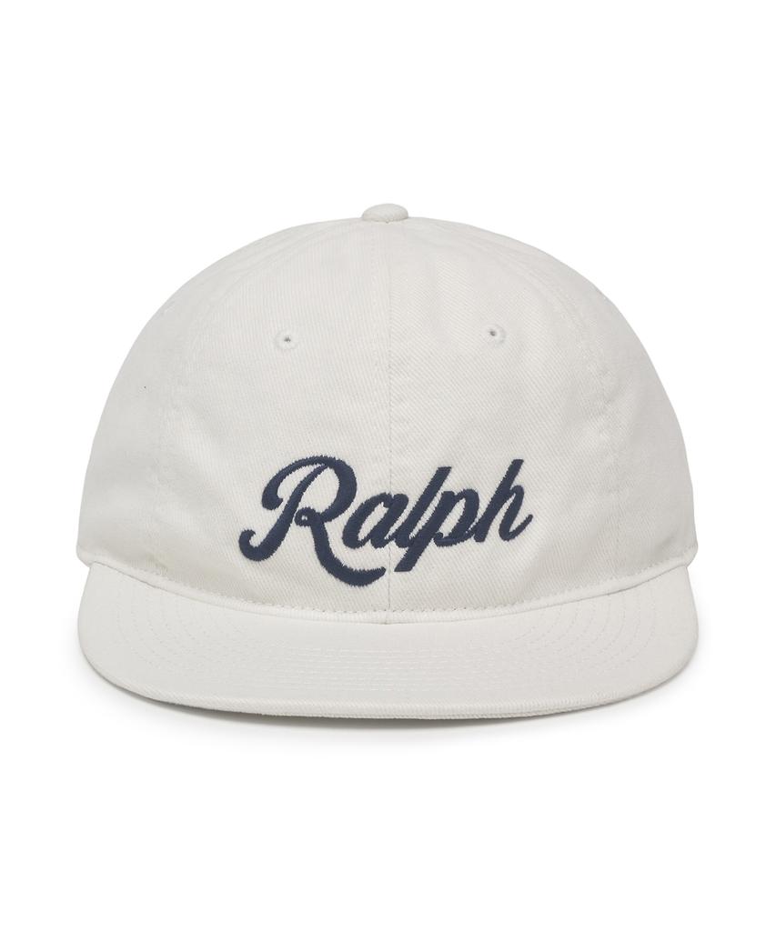 POLO RALPH LAUREN Applique Twill Ball Cap - White