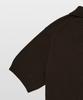 MANNERGRAM 100% Soft Cotton 3-Ply Polo Short Sleeve Knit Brown