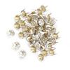 50PCS 7mm DIY Silver Round Claw A Grade Crystal Rhinestones for Crafts and Decoration
