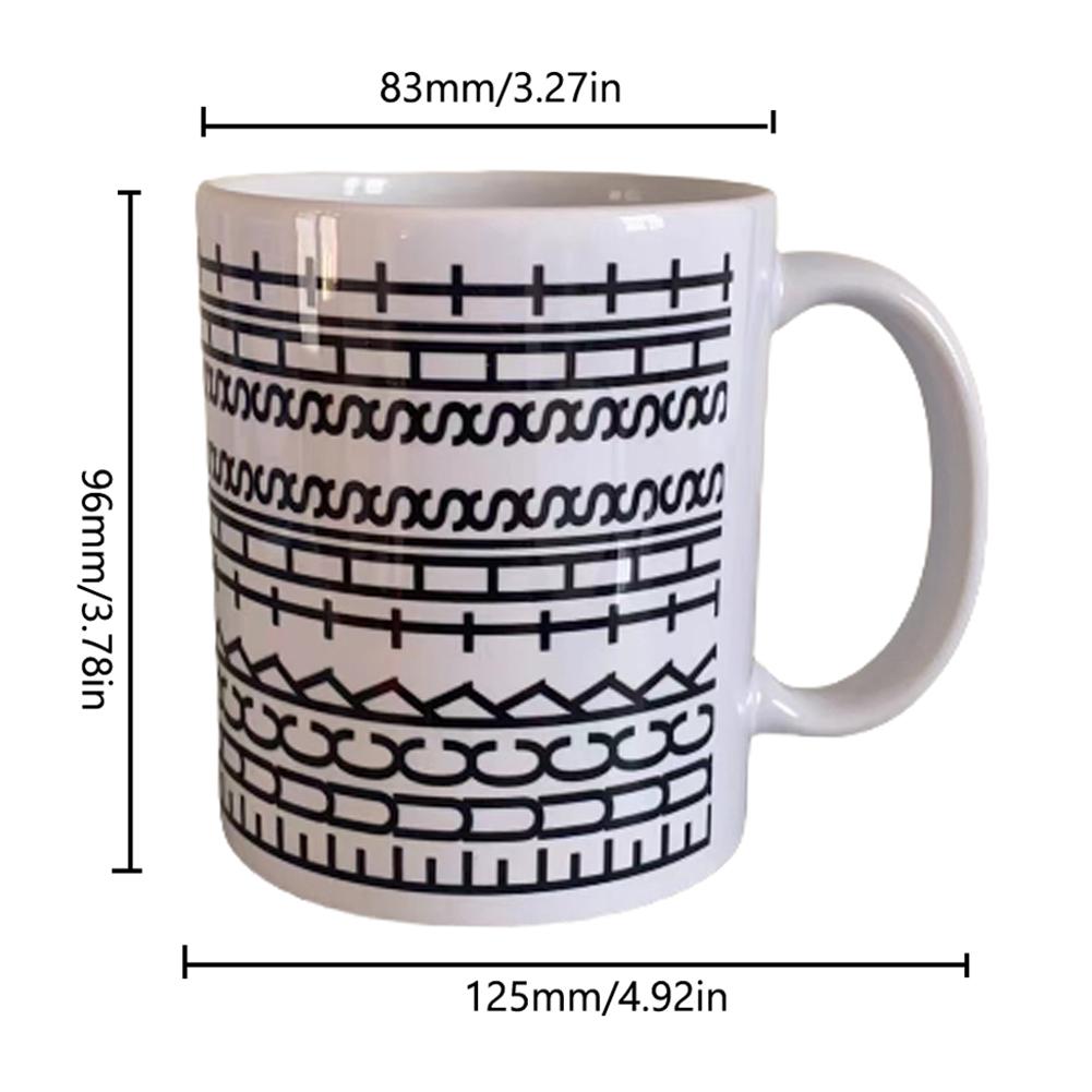 350ML Hidden Message Coffee Mug Gift for Work Bestie Coffee Mug Modern Coffee Cups Lover Gift for Coworkers Work Besties