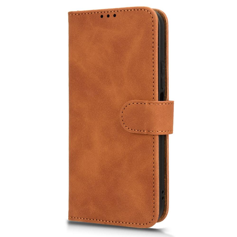 For Honor X8c 4G Leather Case Skin Feel Anti Drop Wallet Flip Phone Cover