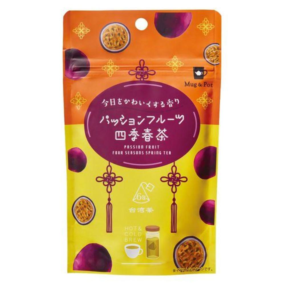 Japan Mug&Pot (Strawberry Eastern Beauty Tea / Passion Fruit Four Seasons Spring Tea) 6 Bags