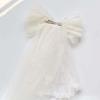 Mesh Beads Bow Veil Hair Clip Bridal Tulle Girls Headdress Fashion Head Gauze  Party Cosplay