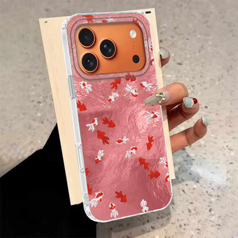Gradient Vortex Pattern Phone Case For iPhone 17 16 15 14 13 12 Pro Max 7 8 Plus 11 16e X XS XR SE Shockproof Fish Funda Cover