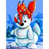 Novo 5D DIY Pintura Diamante Boneco de Neve Bordado Diamante Natal Ponto Cruz Rodada Completa Broca Artesanato Decoração de Casa Arte Presente