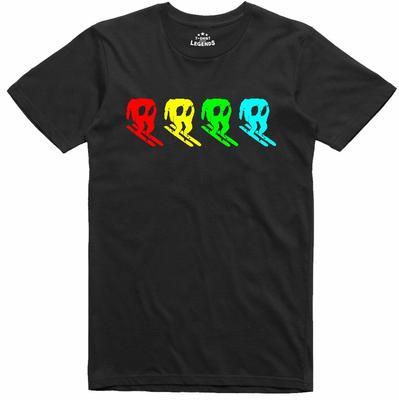 Horace fait du ski 8 bits Sous licence officielle Spectrum 48k C64 T-shirt rétro