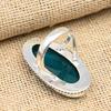 Indicolite Tourmaline Gemstone Handmade Solid 925 Sterling Silver Ring Jewelry