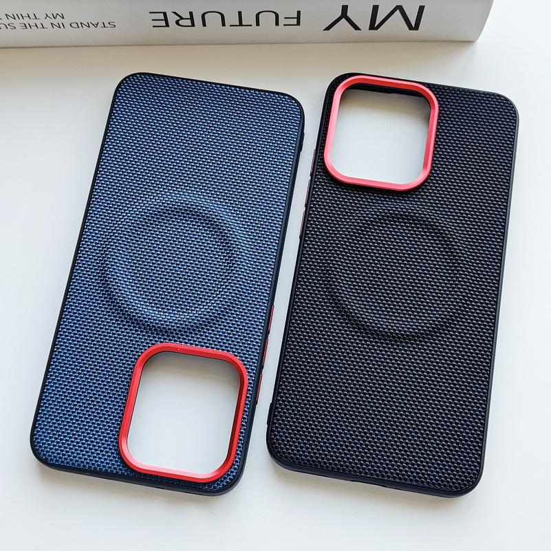 Magnetic Ring With Red Circle Lens Heightened protect Case For OnePlus Turbo 6 6v 15R 15 13s 13T 13R 13 1+ Ace 6 6T 5 pro Cover