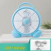 Compact Cartoon Electric Desk Fan for Student Dorms and Bedrooms