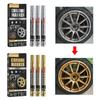Chrome Marker Pen Car DIY Oily Paint Metallic Tyre Wheel Graffiti Tread Environmental Highlights Silver White Craftwork Amagi Touchup Paint2
