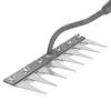 Garden Weeding Rake Sturdy Efficient Metal Practical Convenient Heavy Duty for Yard Cultivating Gardening Landscapers Homeowners