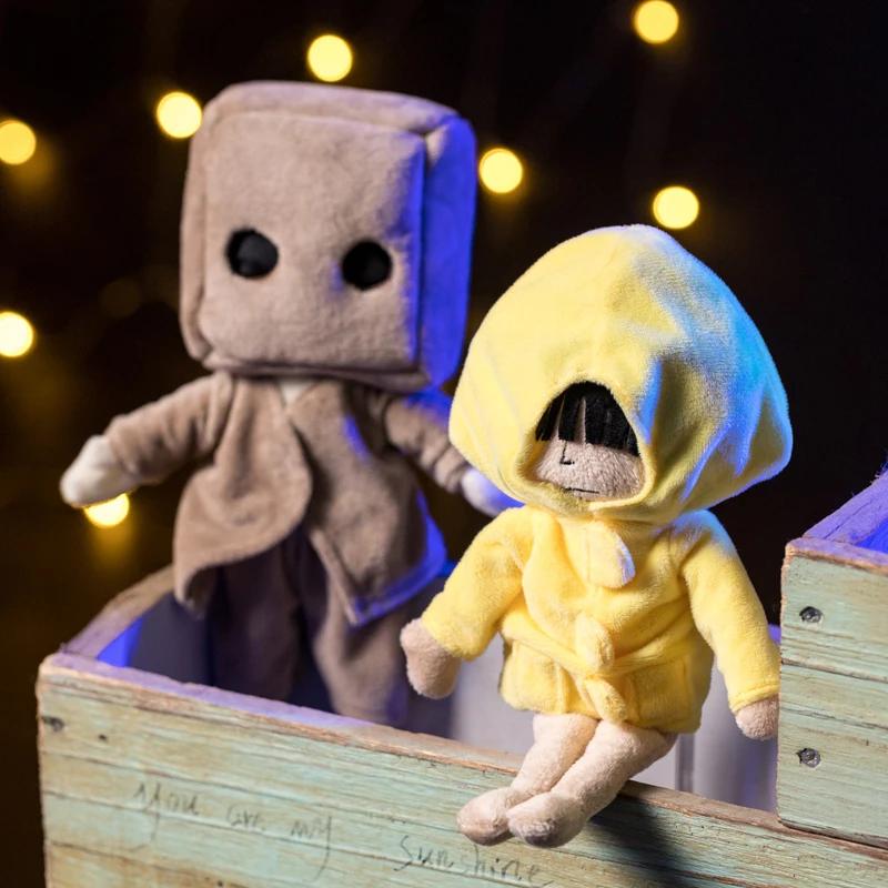 Anime Little Nightmares Plush Toy Cartoon Six Nomes Box Plushie Figure Adventure Game Stuffed Dolls Fan Collection Xmas Gifts