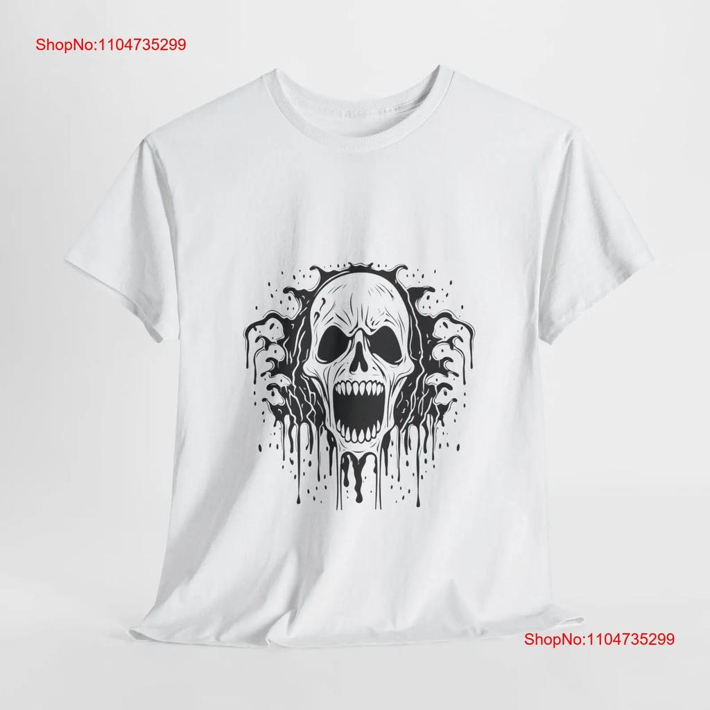 Distressed Retro Skull T Shirt Vintage Skeleton Vintage Casual Comfortable Unisex Versatile Slightly Breathable