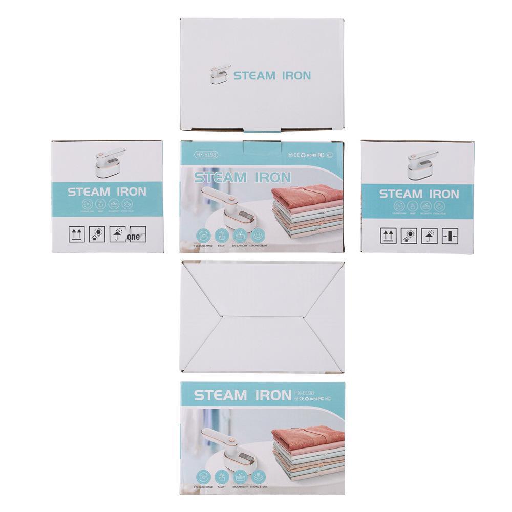 Portable Handheld Steam Iron: Dual-Use, Dry & Wet, Rotatable, Foldable, Travel-Friendly Garment Steamer