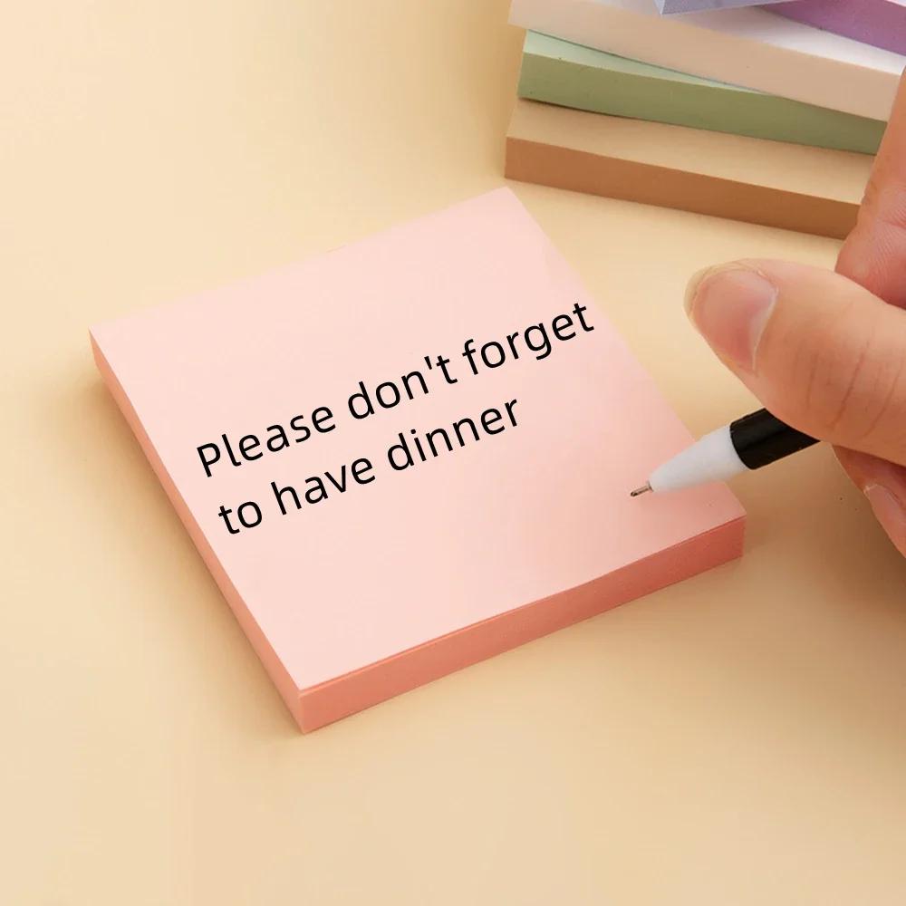 100Sheets Color Sticky Notes Pads Posits Stationery Paper Stickers Posted It Memo Notepad Notebook School Office Message Sticker