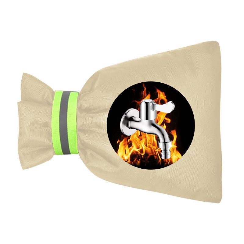 Outdoor Faucet Freeze Protection Cover - 420D Oxford Cloth Insulated Sleeve