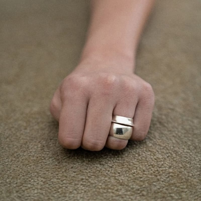 EEY Large Vase Ring / Silver