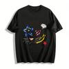 Trendiges Tiger-Style Grafik-T-Shirt Cooles Lässiges Streetwear-Top Reines Baumwoll-T-Shirt
