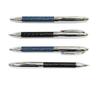 Genuine Brass Rotating Ballpoint Director in Premium Gift Black 2-Pack Leather-Wrapped Pens, Style, Box, K7-PD03-2-B