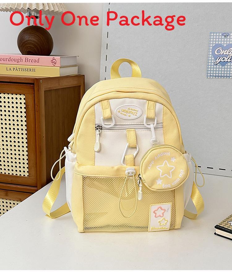 Girl School Backpack With Nylon Material And Design For Teen Students
