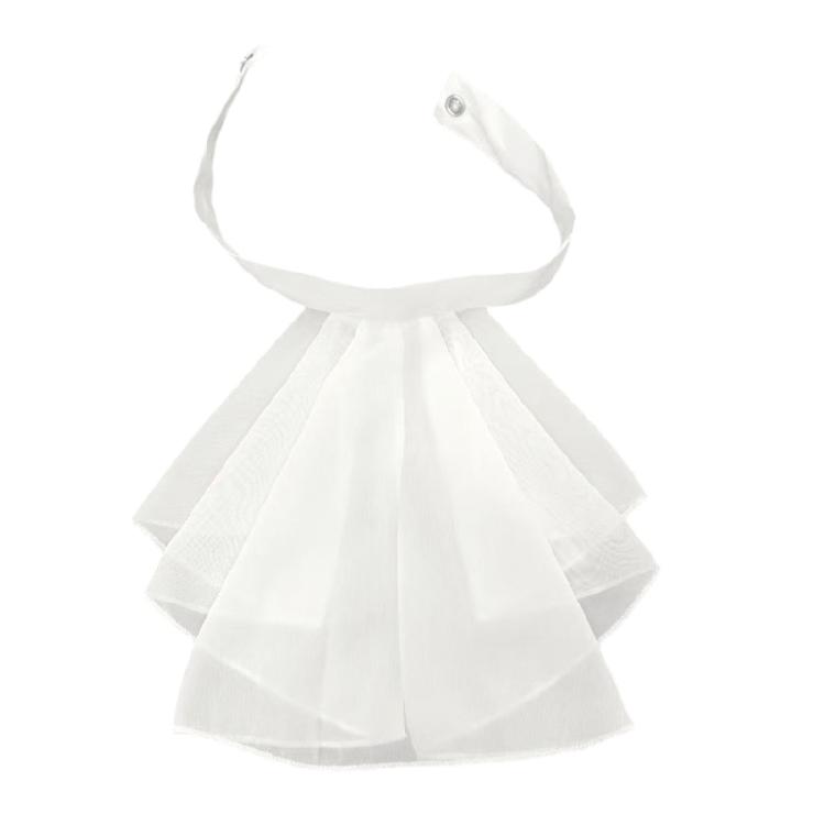 

Decorative Faux Collar With Multiple Layer Design Costume Event Neckwear Accessory For Stage Performances Themed Event белый