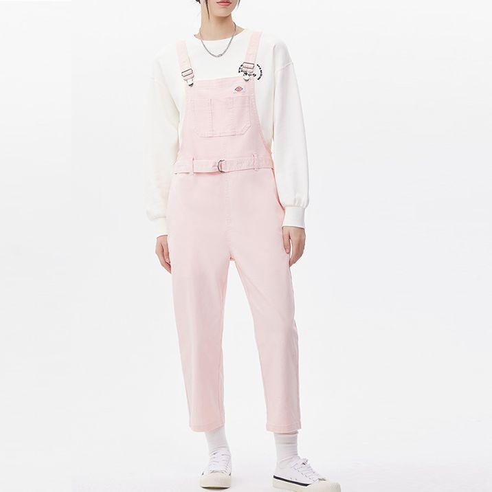 Dickies Logo Printed Straight Leg Overalls Women overalls DK011610-A71