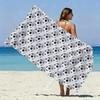 Soccer Ball Print Beach Towel Patterned Sunscreen And Windproof Suitable For Swimming Pool Camping Travel Blanket