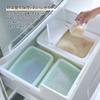 Sanko Plastic Rice 5kg with Measuring White Japanese-made Bin/Container, Capacity, Cup,