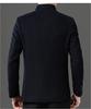 Men's Wool Stand-Up Collar Zhongshan Jacket: Business Casual Suit for Middle-aged and Elderly