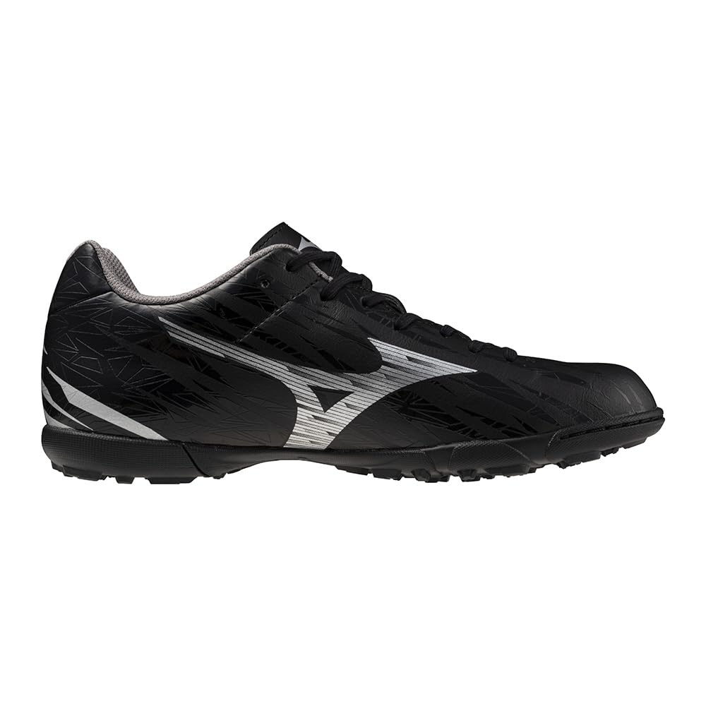 Mizuno Monarcida NEO SALA CLUB TF Futsal Club Black x 3E Shoes, Football, Soccer, Wide, Lightweight, Indoor, Silver, 22.5 cm,