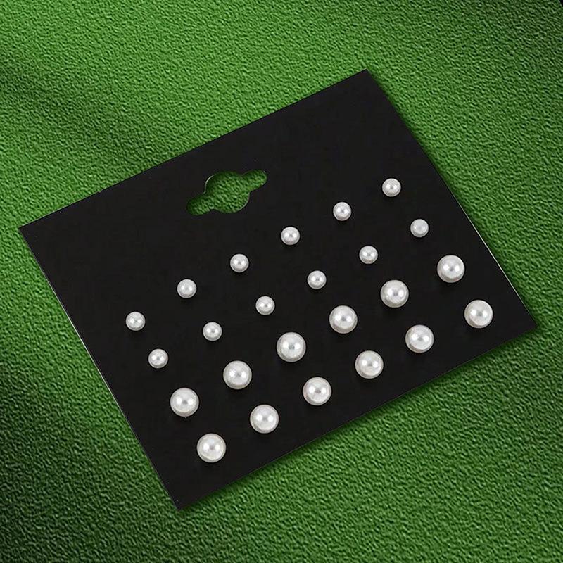 1Set Shiny Simple Wedding Stud Earrings Set For Women Men  Luxury  Stud Earrings Jewelry Accessories Gifts