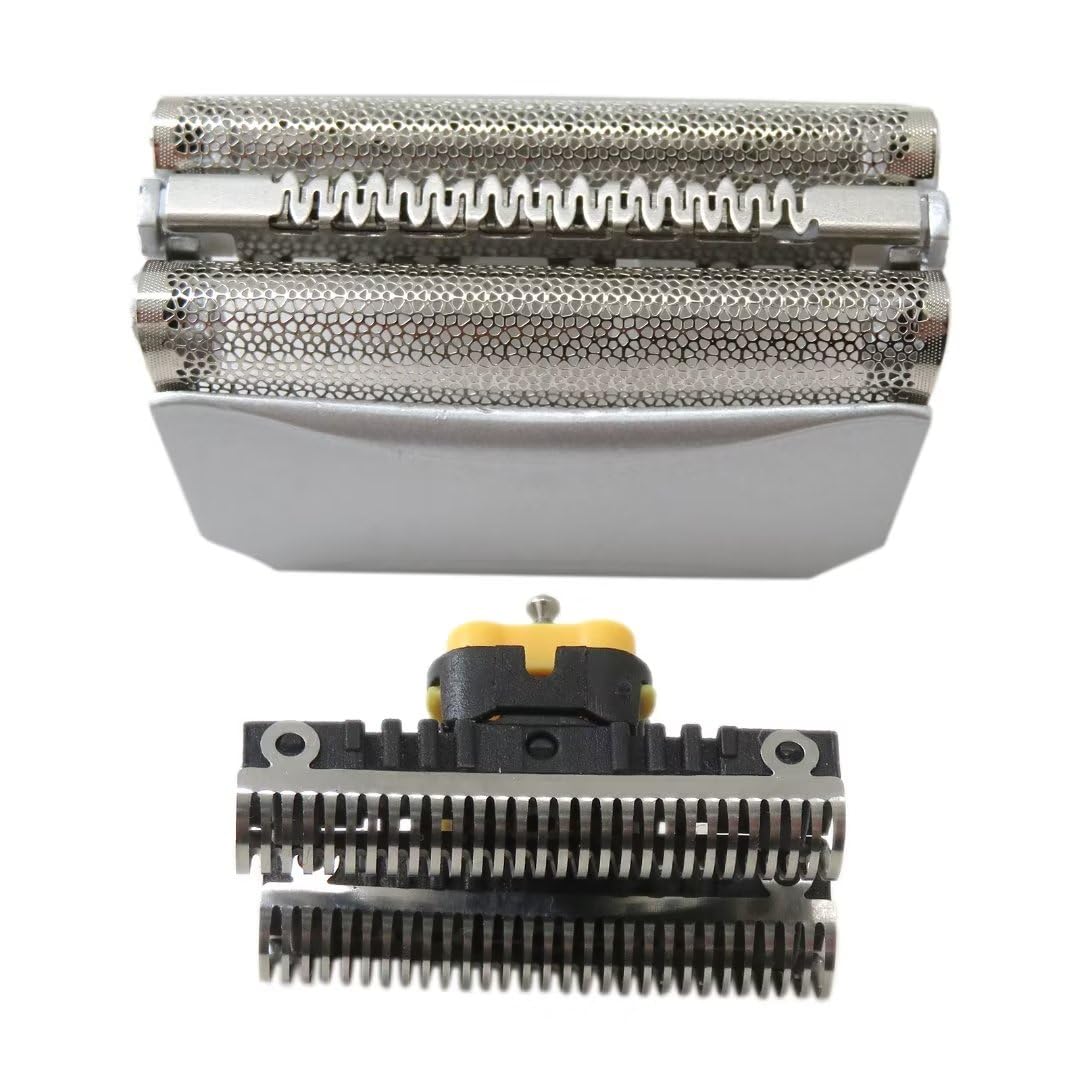 Upgraded Series 5 51S Foil and Cutter Cutter Block Replacement for Brau-n Models 8995, 8985, 8975 (Silver, New Packaing)