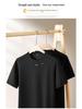 Plus Size Men's Round Neck Short Sleeve Knit Pullover - 2025 Autumn/Winter Collection