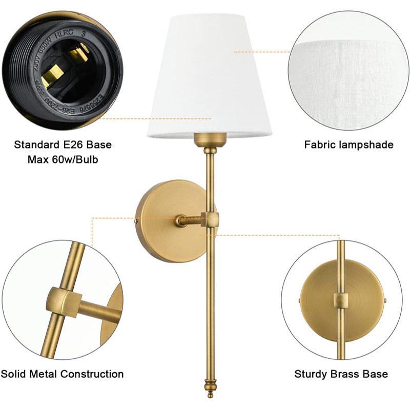 Modern Nordic Seven-Color Wall Lamp with Remote Control for Bedroom, Corridor, and Living Room